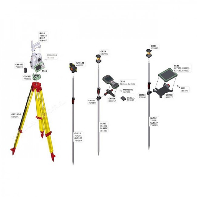 Роботизированный тахеометр Leica TS16 I R500 (3") 917436 Роботизированный тахеометр Leica TS16 I R500 (3") 917436