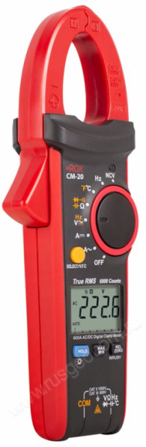 Токовые клещи RGK CM-20 с поверкой Токовые клещи RGK CM-20 с поверкой