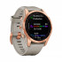 Часы Garmin Fenix 7S Solar цвета розовое золото с песочным силиконовым ремешком Часы Garmin Fenix 7S Solar цвета розовое золото с песочным силиконовым ремешком