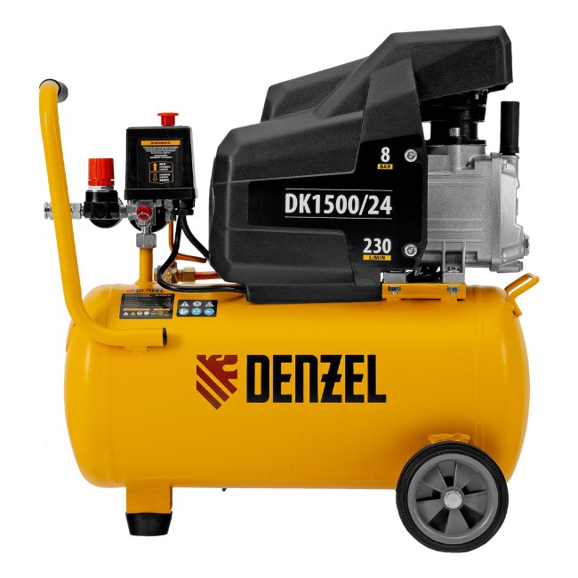 Компрессор коаксиальный воздушный DK1500/24 Х-PRO Denzel Компрессор коаксиальный воздушный DK1500/24 Х-PRO Denzel