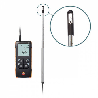 Анемометр Testo 425 с подключением через приложение Анемометр Testo 425 с подключением через приложение