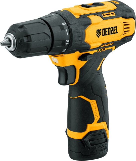 Дрель-шуруповерт аккумуляторная CDQ-12 Denzel Дрель-шуруповерт аккумуляторная CDQ-12 Denzel