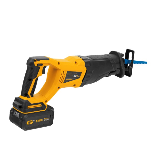 Пила сабельная аккумуляторная BRC-120 Denzel Пила сабельная аккумуляторная BRC-120 Denzel