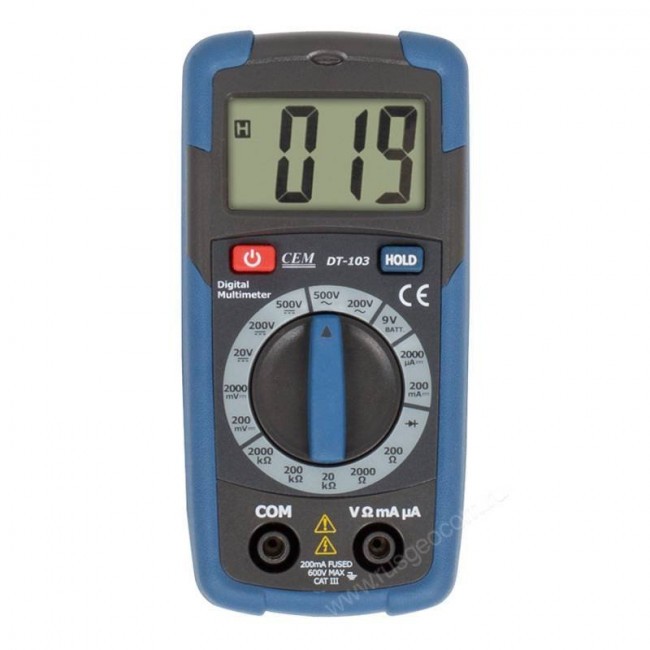 Малогабаритный мультиметр CEM DT-103 Малогабаритный мультиметр CEM DT-103