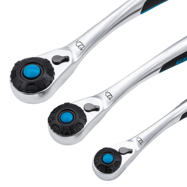 Набор инструментов 1/2", 3/8", 1/4" CrV 216 предметов Gross