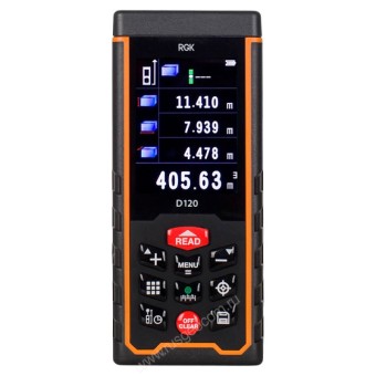 Лазерный дальномер с видоискателем RGK D120 (с поверкой) Лазерный дальномер с видоискателем RGK D120 (с поверкой)