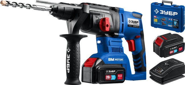 Перфоратор бесщеточный PB-260-42 ЗУБР 2 АКБ Перфоратор бесщеточный PB-260-42 ЗУБР 2 АКБ