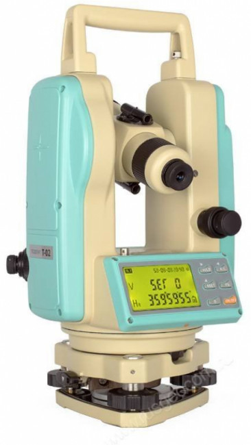 Электронный теодолит RGK T-02 с лазерным целеуказателем с поверкой Электронный теодолит RGK T-02 с лазерным целеуказателем с поверкой