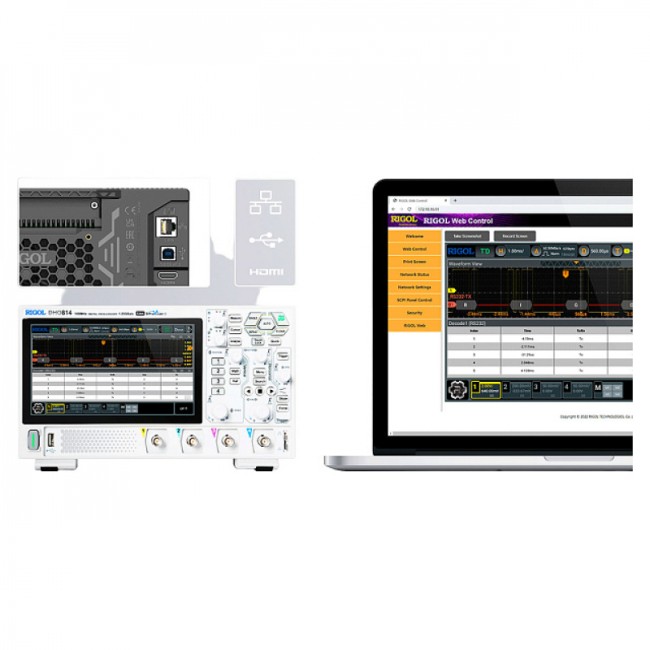 Цифровой осциллограф RIGOL DHO814 Цифровой осциллограф RIGOL DHO814