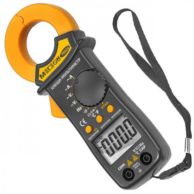 Цифровые токоизмерительные клещи МЕГЕОН 70023 Цифровые токоизмерительные клещи МЕГЕОН 70023