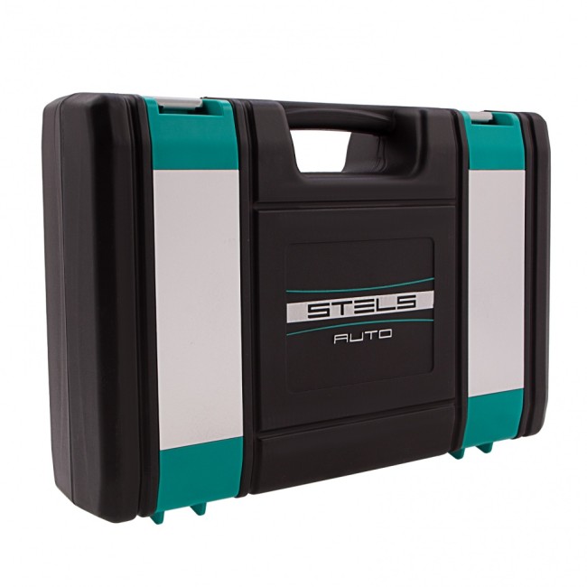 Набор инструментов, 1/2", CrV 60 предметов Stels Набор инструментов, 1/2", CrV 60 предметов Stels