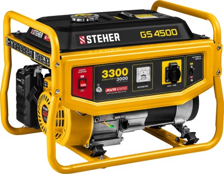 Бензиновый генератор GS-4500 STEHER