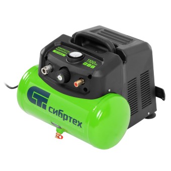 Компрессор воздушный безмаслянный BL 1100/6 1100Вт, ресивер 6 литров, 180 л/мин Сибртех Компрессор воздушный безмаслянный BL 1100/6 1100Вт, ресивер 6 литров, 180 л/мин Сибртех