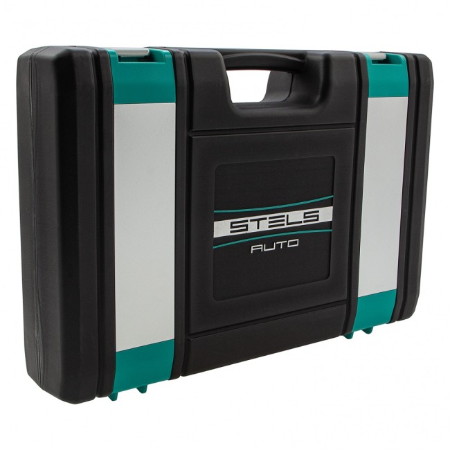 Набор инструментов 1/2", 1/4", CrV 88 предметов Stels Набор инструментов 1/2", 1/4", CrV 88 предметов Stels