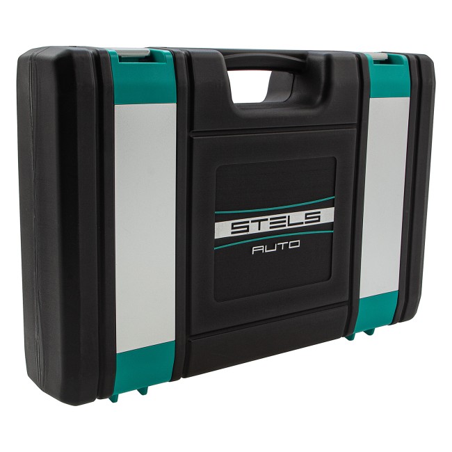 Набор инструментов 1/2", 1/4", CrV 88 предметов Stels Набор инструментов 1/2", 1/4", CrV 88 предметов Stels