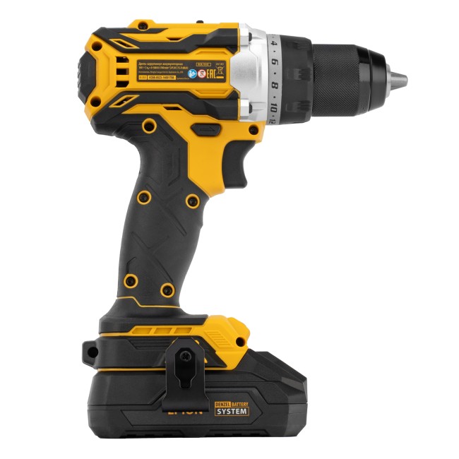 Дрель-шуруповерт аккумуляторная BLDL-18-02 Denzel Дрель-шуруповерт аккумуляторная BLDL-18-02 Denzel